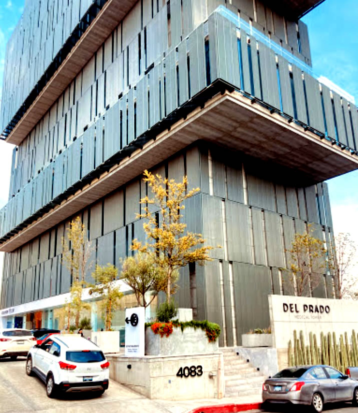 Del Prado Medical Tower, Av. Bugambilias No. 4083 Suite 204 Fracc. El Prado Tijuana BC CP 22105